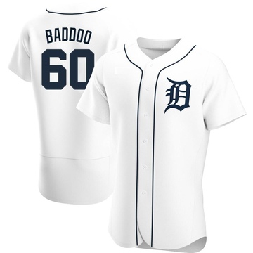 Authentic Akil Baddoo Men's Detroit Tigers White Home Jersey