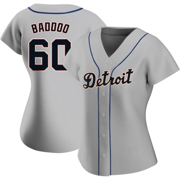 Authentic Akil Baddoo Women's Detroit Tigers Gray Road Jersey
