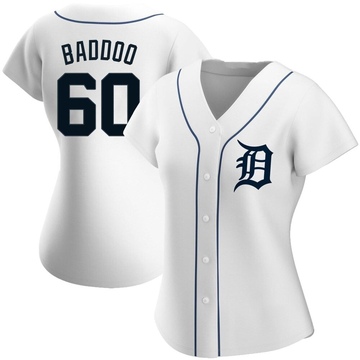 Authentic Akil Baddoo Women's Detroit Tigers White Home Jersey