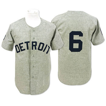Authentic Al Kaline Men's Detroit Tigers Grey 1968 Throwback Jersey