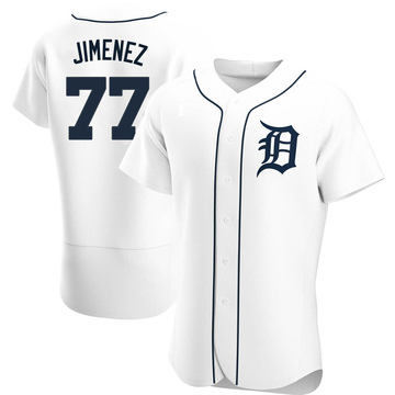 Authentic Joe Jimenez Men's Detroit Tigers White Home Jersey