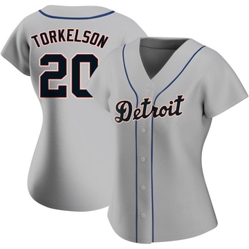 Authentic Spencer Torkelson Women's Detroit Tigers Gray Road Jersey