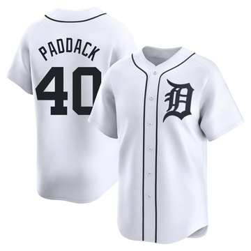 Limited Chris Paddack Youth Detroit Tigers White Home Jersey