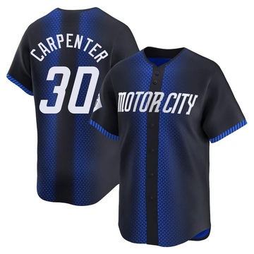 Limited Kerry Carpenter Men's Detroit Tigers Blue 2024 City Connect Jersey