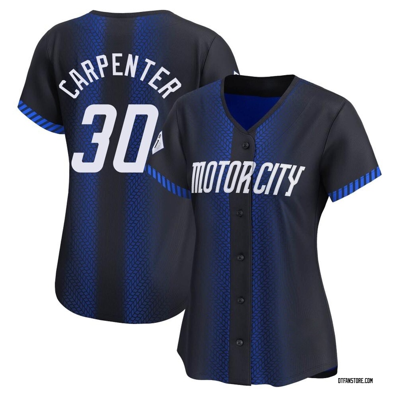 Limited Kerry Carpenter Women's Detroit Tigers Blue 2024 City Connect Jersey