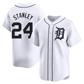 Limited Mickey Stanley Men's Detroit Tigers White Home Jersey