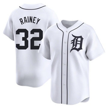 Limited Tanner Rainey Youth Detroit Tigers White Home Jersey