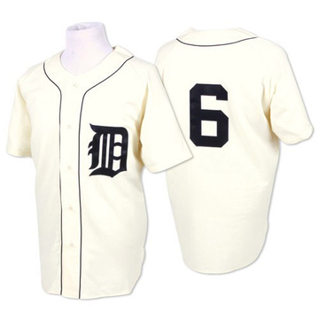 Replica Al Kaline Men's Detroit Tigers White Throwback Jersey