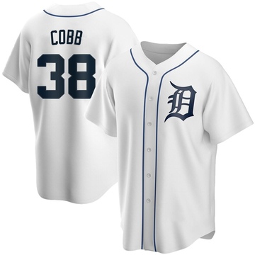 Replica Alex Cobb Men's Detroit Tigers White Home Jersey