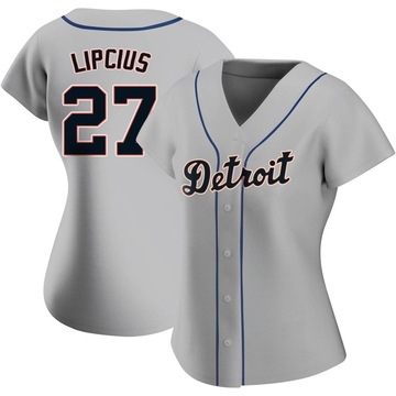 Replica Andre Lipcius Women's Detroit Tigers Gray Road Jersey