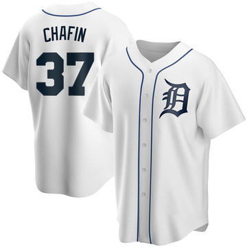 Replica Andrew Chafin Men's Detroit Tigers White Home Jersey