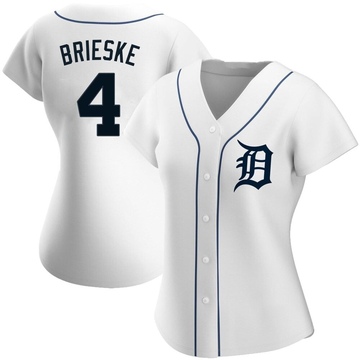 Replica Beau Brieske Women's Detroit Tigers White Home Jersey