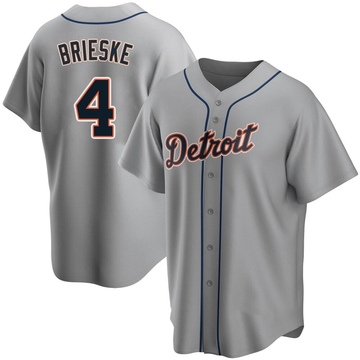 Replica Beau Brieske Youth Detroit Tigers Gray Road Jersey