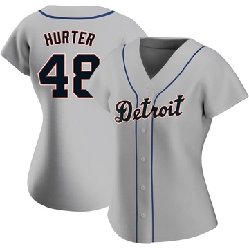 Replica Brant Hurter Women's Detroit Tigers Gray Road Jersey