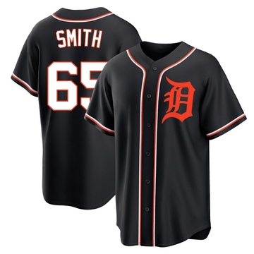 Replica Burch Smith Youth Detroit Tigers Black Fashion Out Jersey