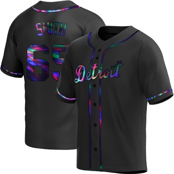 Replica Burch Smith Youth Detroit Tigers Black Holographic Alternate Jersey