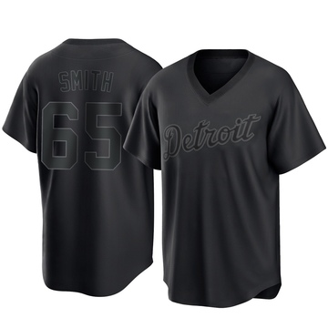 Replica Burch Smith Youth Detroit Tigers Black Pitch Fashion Jersey