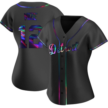 Replica Casey Mize Women's Detroit Tigers Black Holographic Alternate Jersey