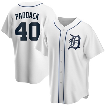 Replica Chris Paddack Men's Detroit Tigers White Home Jersey