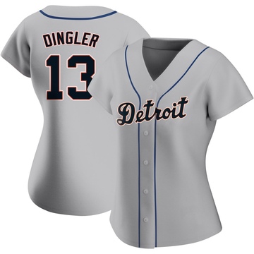 Replica Dillon Dingler Women's Detroit Tigers Gray Road Jersey