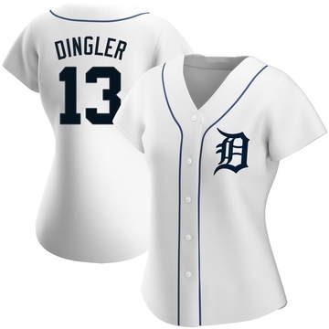 Replica Dillon Dingler Women's Detroit Tigers White Home Jersey