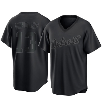 Replica Dillon Dingler Youth Detroit Tigers Black Pitch Fashion Jersey