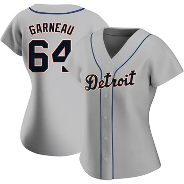 Replica Dustin Garneau Women's Detroit Tigers Gray Road Jersey