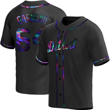 Replica Dustin Garneau Youth Detroit Tigers Black Holographic Alternate Jersey