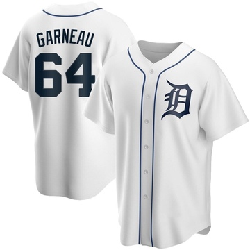 Replica Dustin Garneau Youth Detroit Tigers White Home Jersey