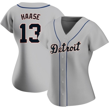Replica Eric Haase Women's Detroit Tigers Gray Road Jersey