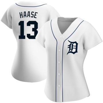Replica Eric Haase Women's Detroit Tigers White Home Jersey