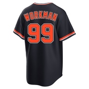 Replica Gage Workman Men's Detroit Tigers Navy Alternate 2nd Jersey