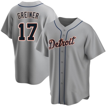 Replica Grayson Greiner Men's Detroit Tigers Gray Road Jersey