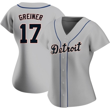 Replica Grayson Greiner Women's Detroit Tigers Gray Road Jersey