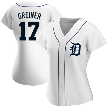 Replica Grayson Greiner Women's Detroit Tigers White Home Jersey