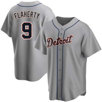 Replica Jack Flaherty Men's Detroit Tigers Gray Road Jersey