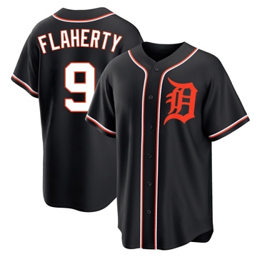 Replica Jack Flaherty Youth Detroit Tigers Black Fashion Out Jersey