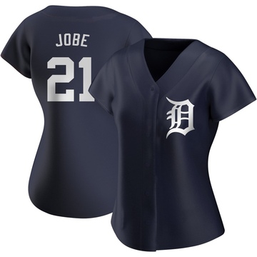 Replica Jackson Jobe Women's Detroit Tigers Navy Alternate Jersey