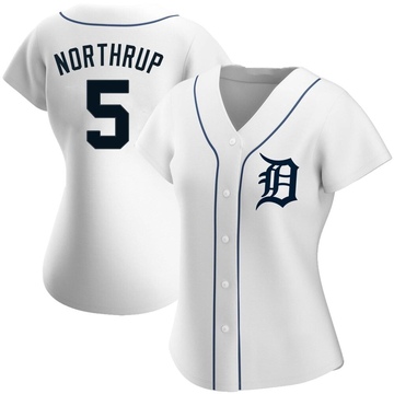 Replica Jim Northrup Women's Detroit Tigers White Home Jersey
