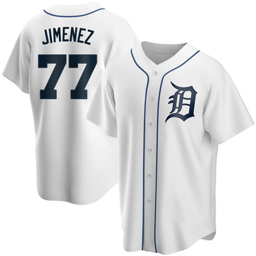 Replica Joe Jimenez Men's Detroit Tigers White Home Jersey