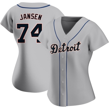 Replica Kenley Jansen Women's Detroit Tigers Gray Road Jersey