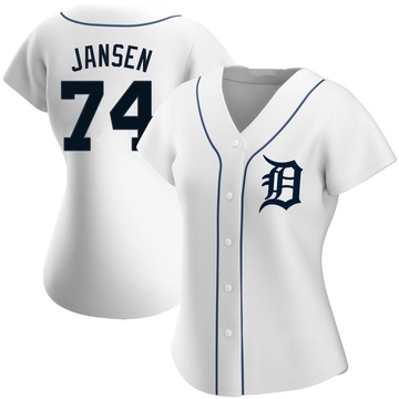 Replica Kenley Jansen Women's Detroit Tigers White Home Jersey