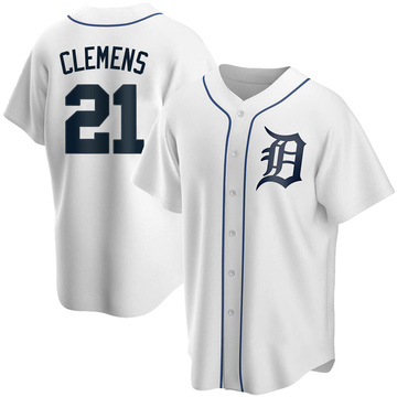 Replica Kody Clemens Men's Detroit Tigers White Home Jersey