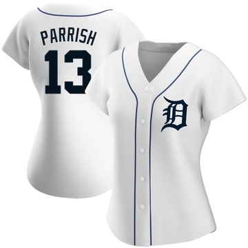Replica Lance Parrish Women's Detroit Tigers White Home Jersey