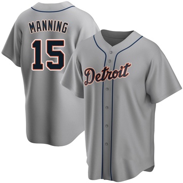 Replica Matt Manning Youth Detroit Tigers Gray Road Jersey