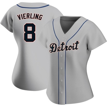Matt Vierling #8 Detroit Tigers Men's Nike® Home Replica Jersey - Vintage  Detroit Collection