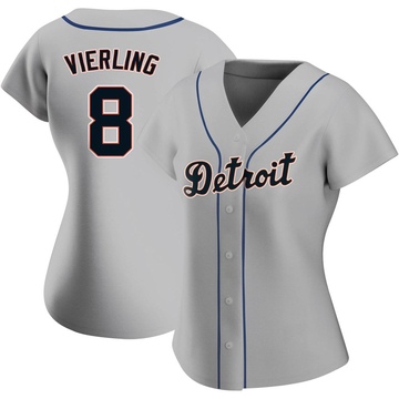 Replica Matt Vierling Women's Detroit Tigers Gray Road Jersey