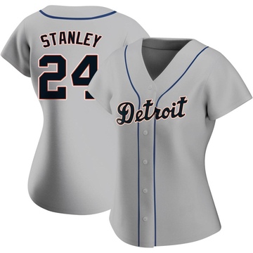 Replica Mickey Stanley Women's Detroit Tigers Gray Road Jersey