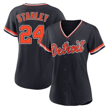 Replica Mickey Stanley Women's Detroit Tigers Navy Alternate 2nd Jersey