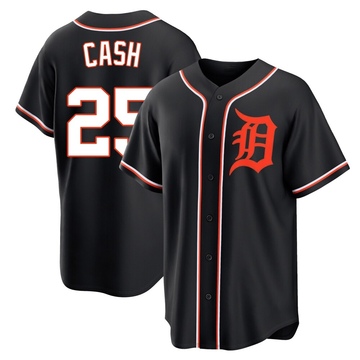 Replica Norm Cash Youth Detroit Tigers Black Fashion Out Jersey